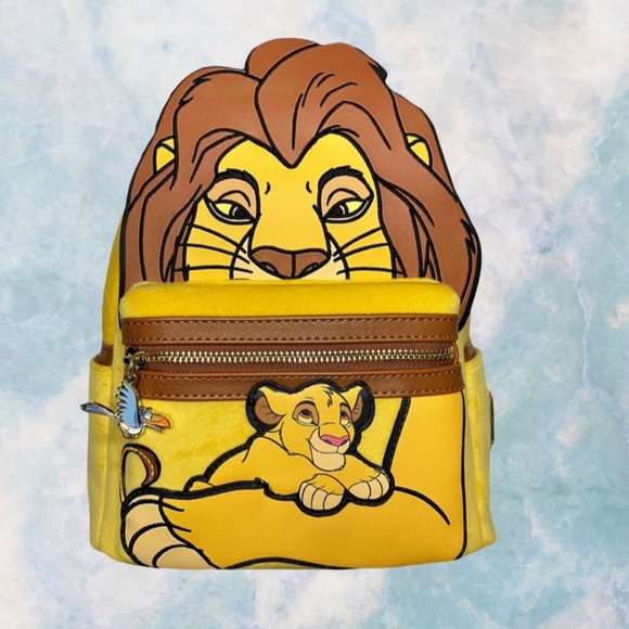 Loungefly Handbags - Loungefly Mufasa & Simba Cosplay Mini Backpack